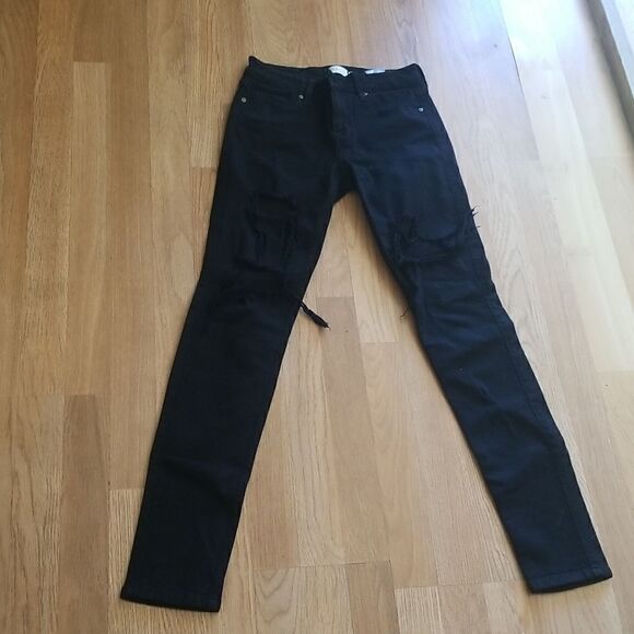 Oasis Jeans size 5 black great condition - Picture 1 of 11